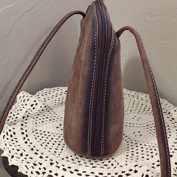 sTs Ranchwear By Carroll Baroness Weezy Crossbody Brown Leather Conceal Carry